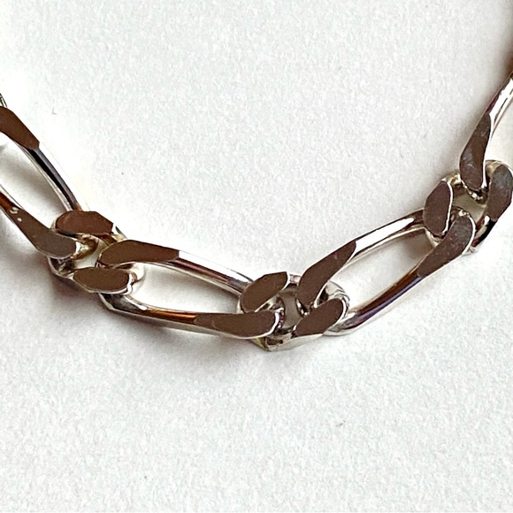 Monet Silverplated Large Link Chain Necklace - 19” - Picture 2 of 5